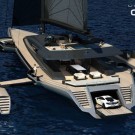 World’s biggest CXL Trimaran comes with a parking space for your McLaren MP4