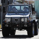 Arnold’s $250,000 Mercedes-Benz Unimog Monster truck