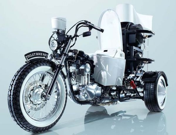 TOTO's Poo-Powered motorcycle