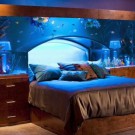 Sleep with fishes in your incredible Aquarium Bed