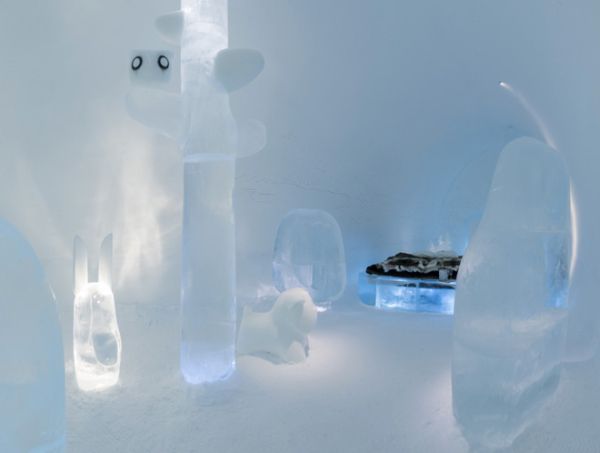 ICEHOTEL in Jukkasjärvi is offering a MINI theme suite this winter season