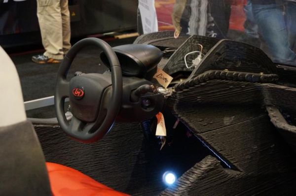world's first 3D printed car at SEMA 2014