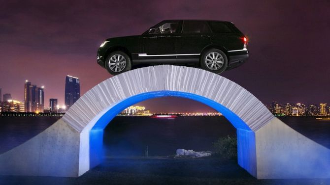 Range Rover completes world’s first paper bridge crossing