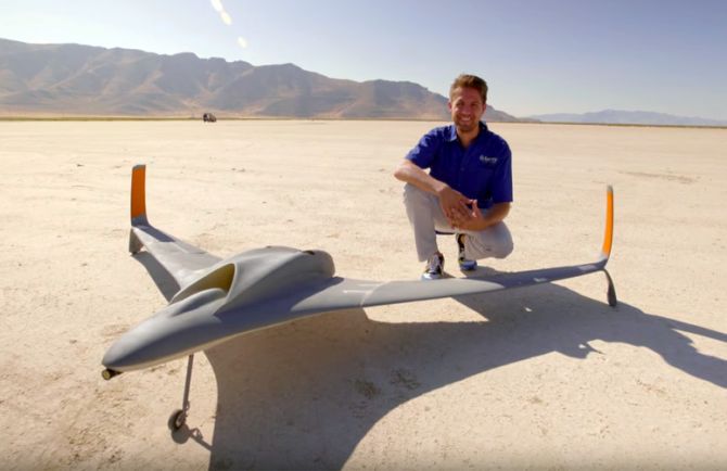 world’s first 3D-printed jet-powered drone