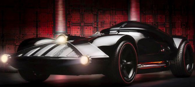 Star Wars Effect: Jay Leno drives Hot Wheels Darth Vader Car