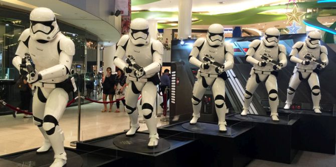 Star Wars-The Force Awakens event at VivoCity, Singapore
