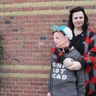 Mom creates knitted doppelganger of her son to cuddle up with