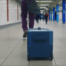 NUA Robotics’ smart suitcase automatically follows you around
