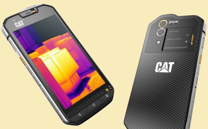 Cat S60 smartphone with built-in thermal camera