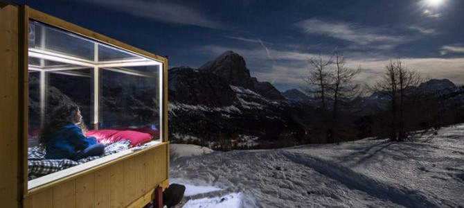 Starlight Room on skis lets you sleep beneath the Milky Way