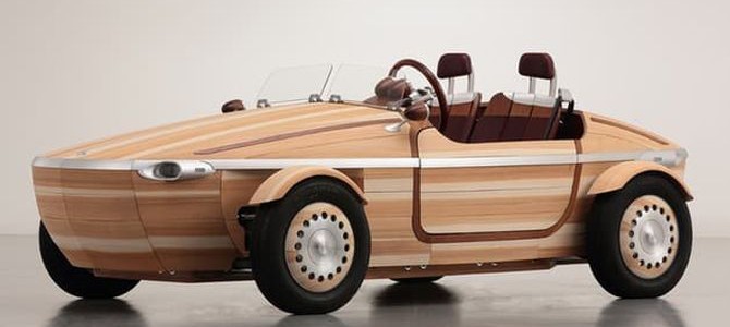 Toyota Setsuna concept vehicle crafted from Japanese wood