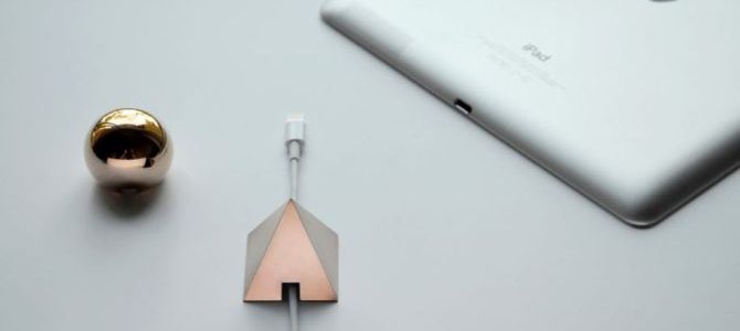 SHAPES cable holders are geometrically artistic tech accessories