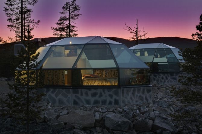 Luxury Glass Igloos in Lapland