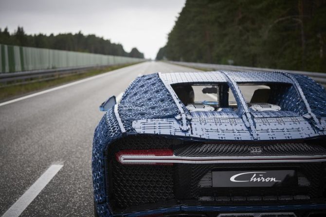 Drivable replica of Bugatti Chiron from LEGO