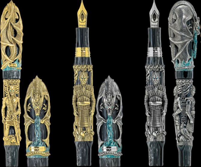 Game of Thrones ‘winter is here’ pen by Montegrappa