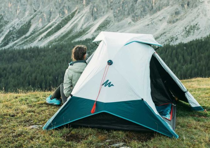 2-second easy tent from Decathlon