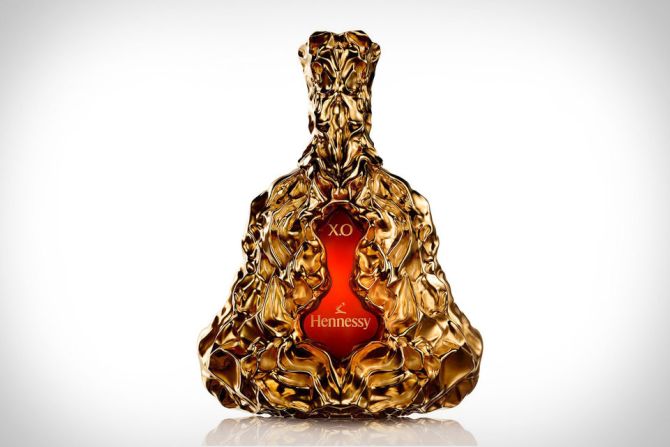 Hennessy X.O X Frank Gehry decanter