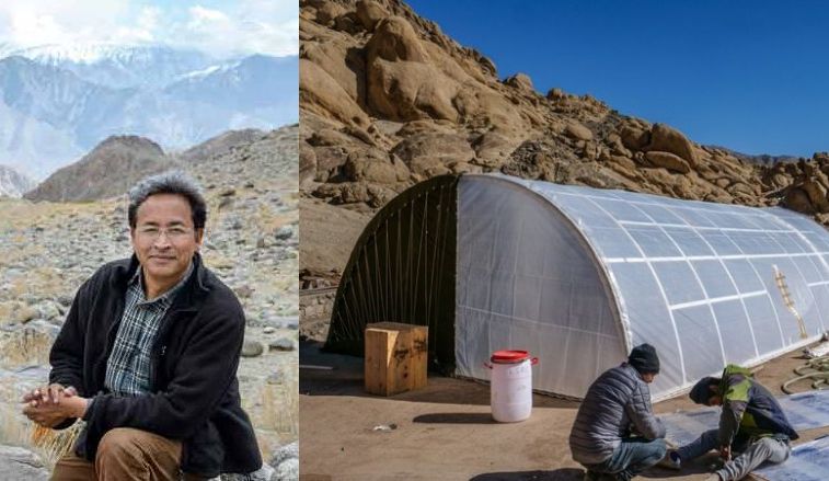 Inventor Sonam Wangchuk creates solar heated tents for Indian Army