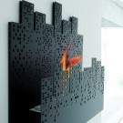 Nerone: An artistic Wall-Mounted Bioethanol Fireplace