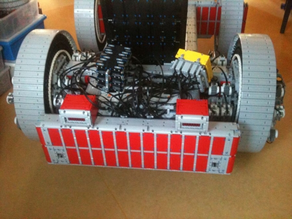 Working life size Lego go-kart
