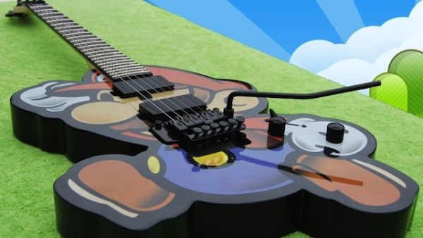 Want to play a Super Mario electric guitar?