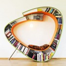 Sit and relax among your favorite books with the Bookworm bookcase