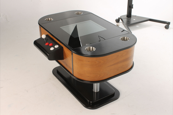The Cocktail Arcade Table is retro cool