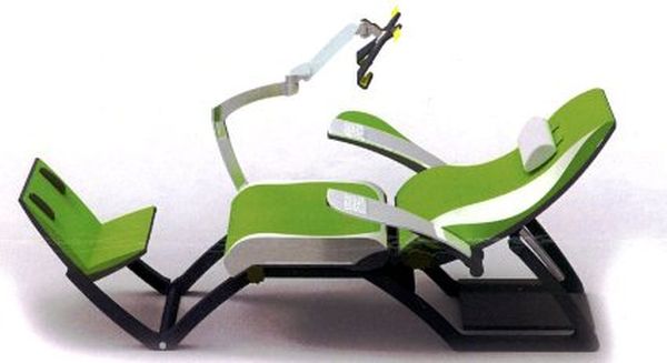 world's first integrated ergonomic PC chair by Uchair Technologies 