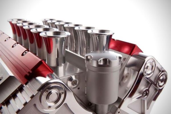 car engine shaped coffee maker