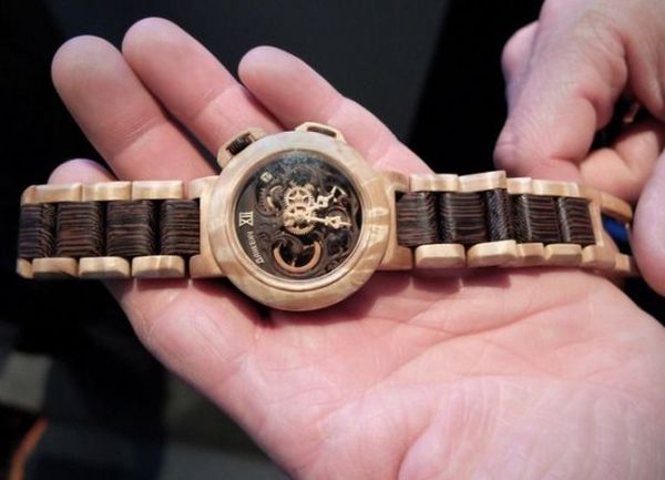 Valerii Danevych wooden timepieces 