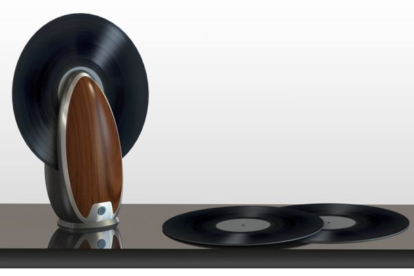 Toc Vertical Record Player by Roy Harpaz