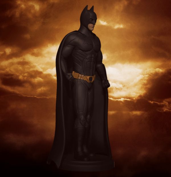 World's First Official 3D Printed Batman Figurines 
