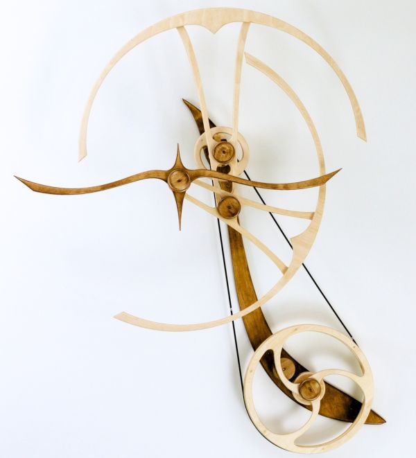 Kinetic Wood Sculptures by David C. Roy