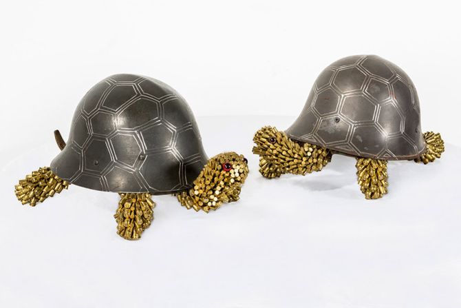 Bullet Shells Sculptures by Federico Uribe