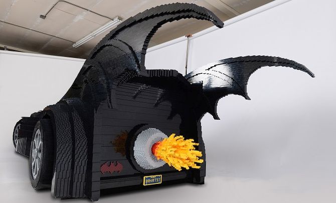 LEGO Batmobile by Nathan Sawaya