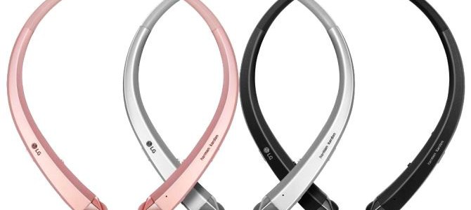 CES 2016: LG Tone+ Bluetooth stereo headsets can be worn around neck