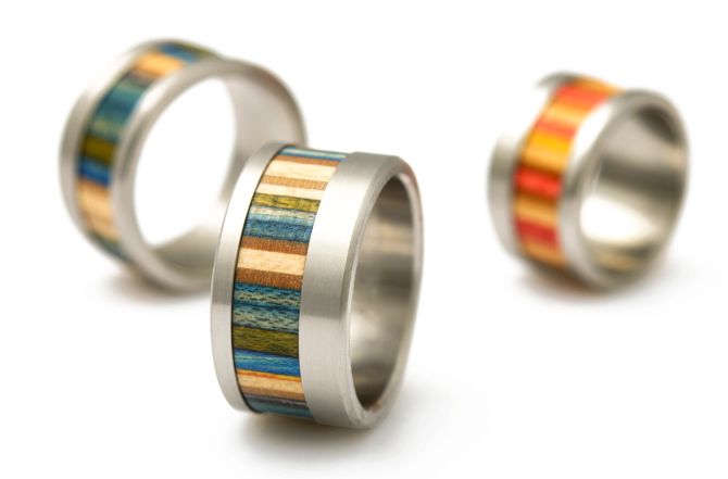Diirt Turns Recycled Skateboards into Fashionable Finger Rings