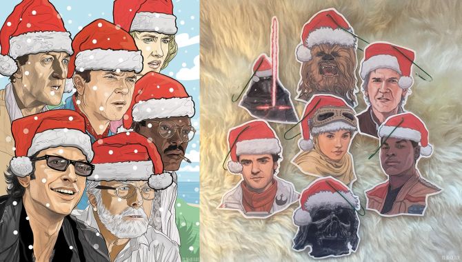 Geeky Christmas cards by PJ McQuade