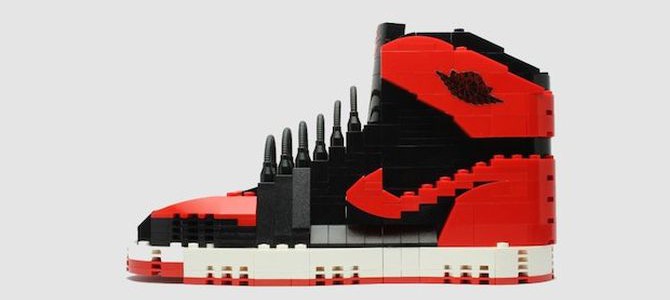 Most iconic Lego sneakers by Tom Yoo are up for sale