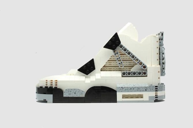 Lego sneakers by Tom Yoo are up for sale