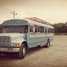 Patrick Schmidt converts school bus into motorhome to travel across America