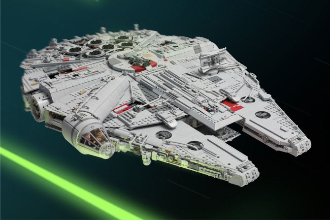 Star Wars 7,500-piece Lego Millennium Falcon
