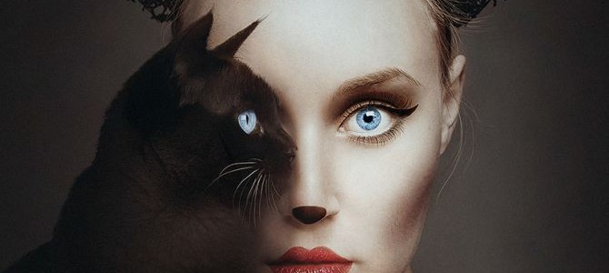 Animeyed: Flora Borsi creates surreal human-animal hybrid portraits