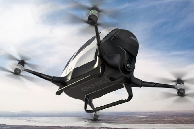 CES 2016 Ehang unwraps the world’s first human-carrying drone 