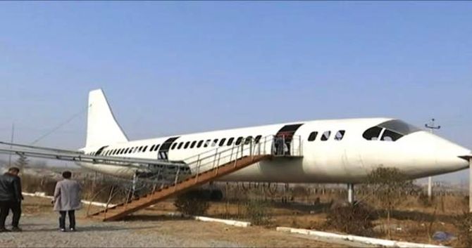 Chinese farmer plans to turn homemade Boeing 737 into diner