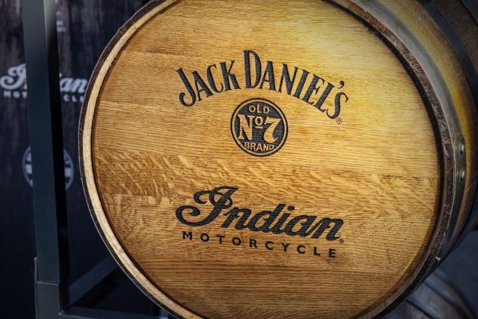 Indian Motorcycle teams with Jack Daniels’s for custom bike