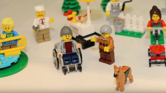 Lego Wheelchair Minifigure