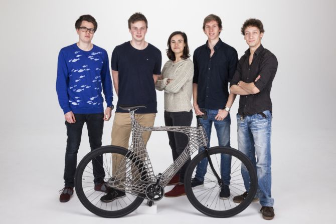 3D Printed Arc Bicycle by TU Delft