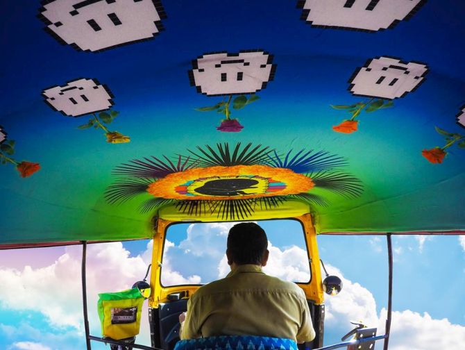 Taxi Fabric project gives colorful makeover to Mumbai taxis