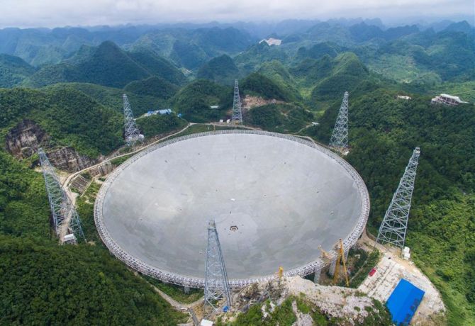 FAST world's largest radio telescope completed in China